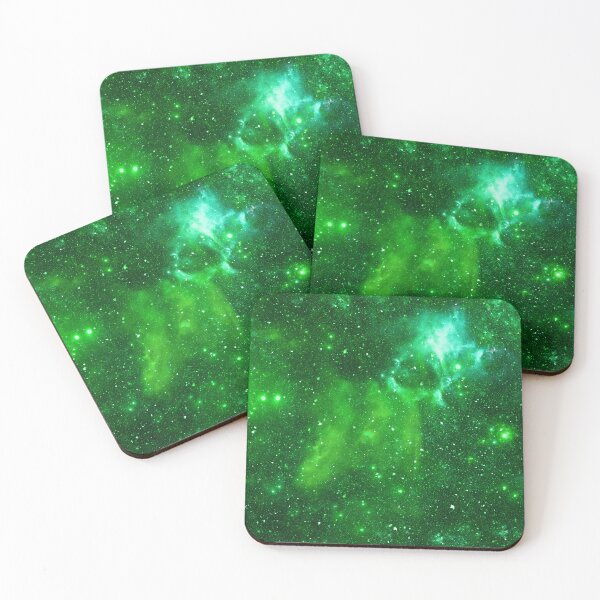 Item preview, Infinite Cosmic Horizon – Deep Space Star Cluster Art | Green designed and sold by Frohyou.