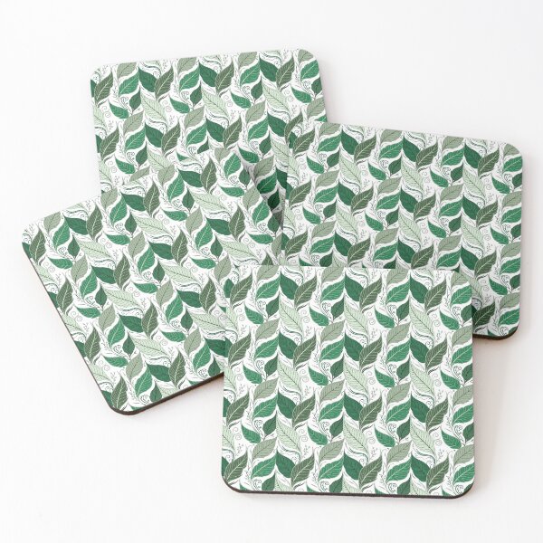 Item preview, Dark Green Botanical Leaf Pattern – Elegant Nature Foliage Design designed and sold by Mousy17.