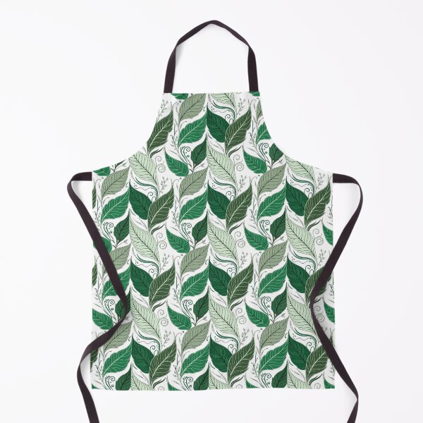 Item preview, Dark Green Botanical Leaf Pattern – Elegant Nature Foliage Design designed and sold by Mousy17.