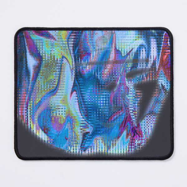 Item preview, Blue Glitch Art designed and sold by Swooncake Press.