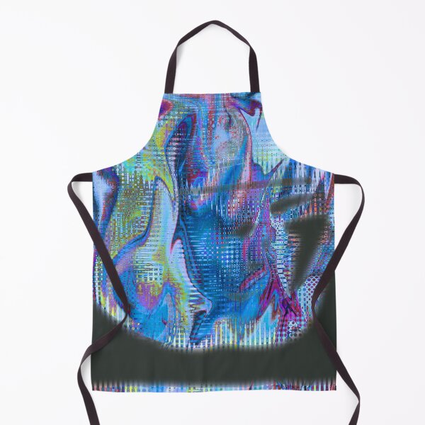 Item preview, Blue Glitch Art designed and sold by Swooncake Press.