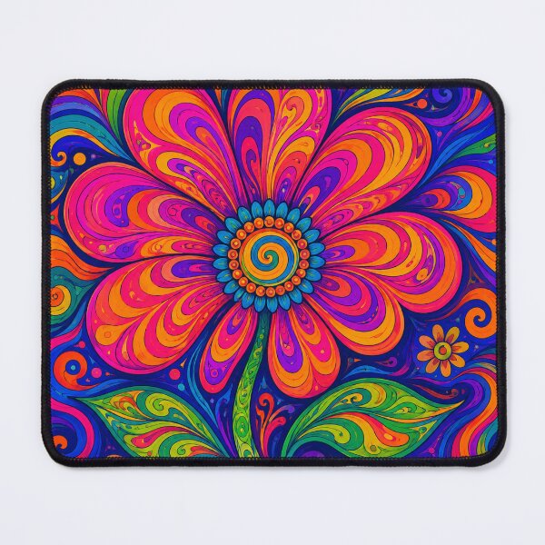 Item preview, Psychedelic flower designed and sold by Judith Murphy.