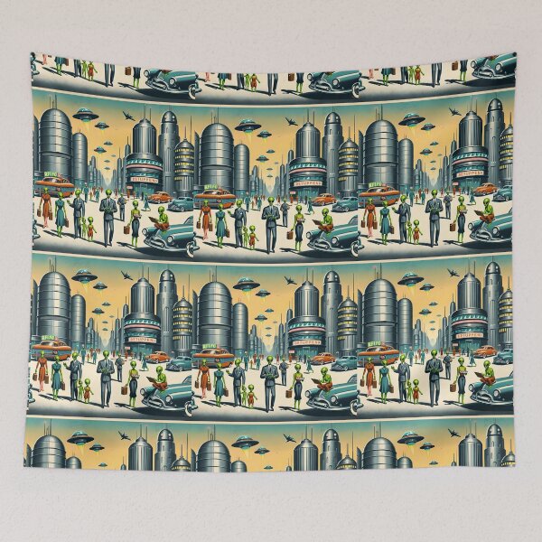 Item preview, Alien Civilization designed and sold by RobertMartinArt.