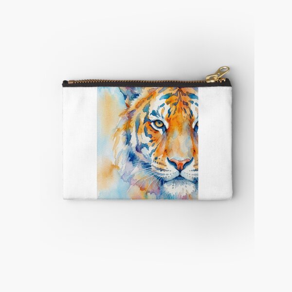 Item preview, Tiger Watercolor, Half Face designed and sold by caracatita75.