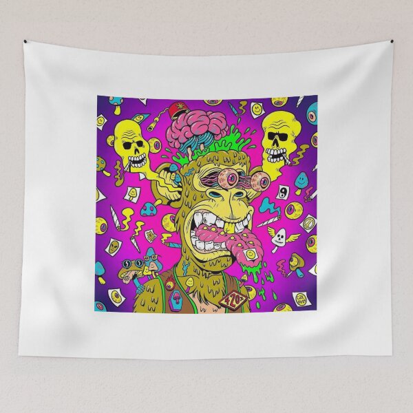 Item preview, Psychedelic Melting Madness – Trippy Surreal Art designed and sold by Bathu Designs.
