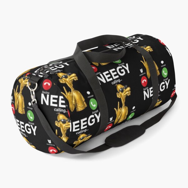 Item preview, Neegy Calling Funny Viral Meme Gold Character Brainrot Meme designed and sold by Mind-Drift.