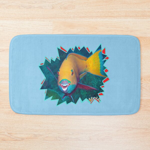 Item preview, Colorful Parrotfish Starburst Design * Graphic Underwater Art |  designed and sold by Photo & Design Ute Niemann.