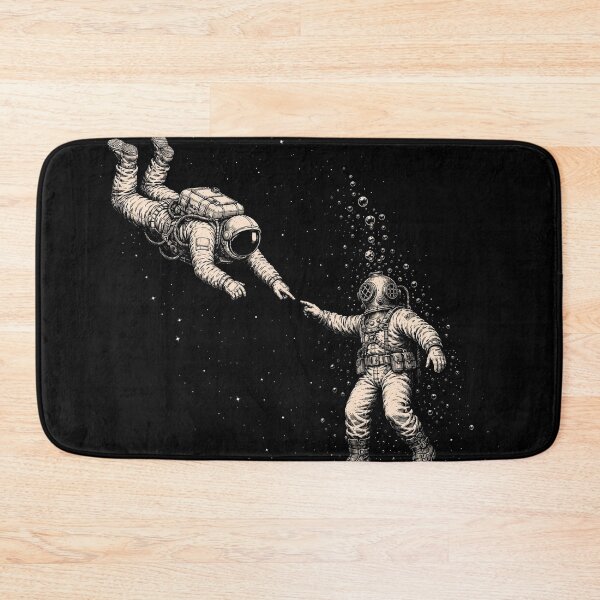 Item preview, Opposites – Astronaut & Deep Sea Diver T-Shirt designed and sold by isaiane-isa.