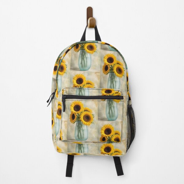 Item preview, Golden Sunflowers in an Aqua Vase designed and sold by Kimberly Palmer.