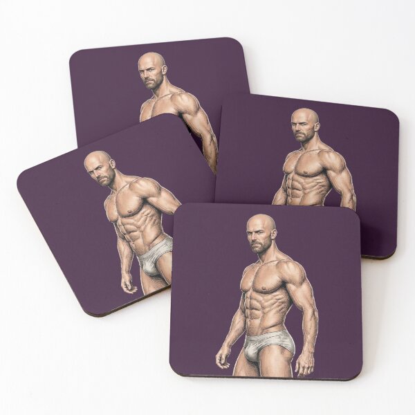Item preview, Muscular Athletic Male - Bold Comic Illustration designed and sold by gayishdesign.