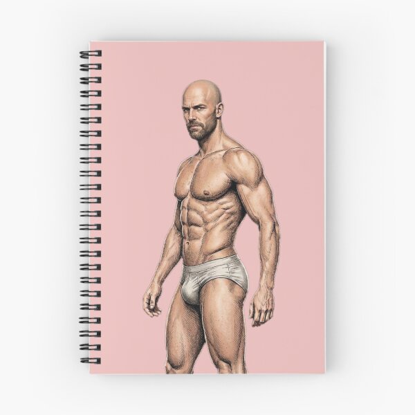 Item preview, Muscular Athletic Male - Bold Comic Illustration designed and sold by gayishdesign.