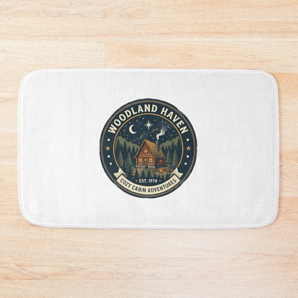 Item preview, Woodland Haven Cozy Cabin Adventure Emblem designed and sold by GTFullShop.