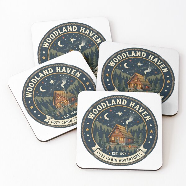 Item preview, Woodland Haven Cozy Cabin Adventure Emblem designed and sold by GTFullShop.