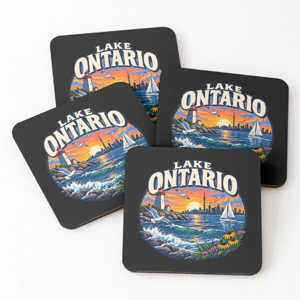 Item preview, Vintage Lake Ontario Toronto Skyline Sunset designed and sold by Funny meme.