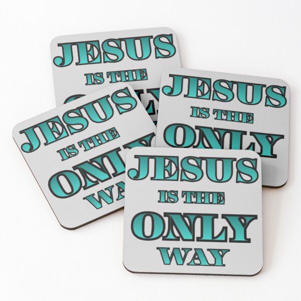 Item preview, Jesus Is The Only Way - Christian Faith Typography Design designed and sold by PoppaBear71.
