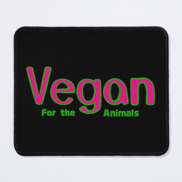 Item preview, Vegan for the animals designed and sold by Zerozombiegirl.