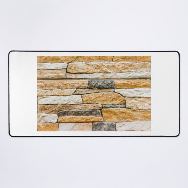 Item preview, Rustic Stacked Stone Wall Texture With Beige and Gray Masonry Pattern for Interior or Exterior designed and sold by Nmallia.