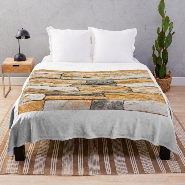 Item preview, Rustic Stacked Stone Wall Texture With Beige and Gray Masonry Pattern for Interior or Exterior designed and sold by Nmallia.