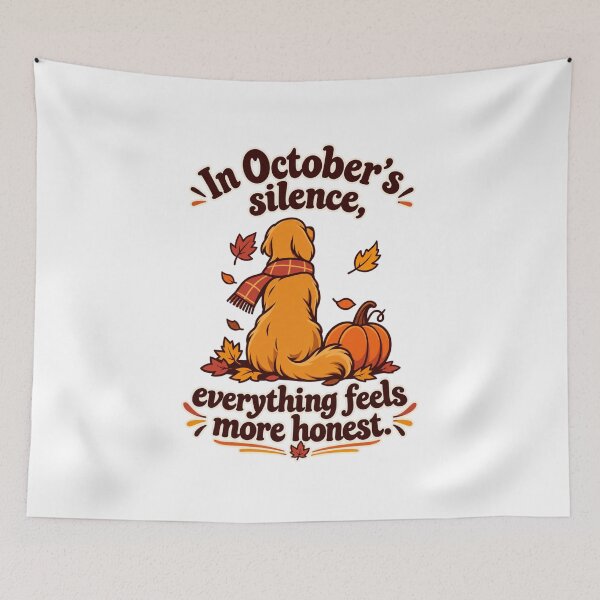 Item preview, October Honest Silence designed and sold by LuveraxArt.
