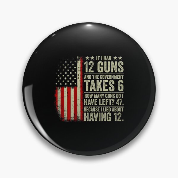 Item preview, If I Had 12 Guns Government Takes 6 Funny Gun Rights Political Humor designed and sold by Mind-Drift.