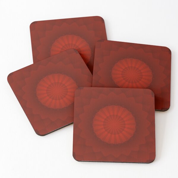 Item preview, Crimson Lotus Mandala Sacred Geometry designed and sold by IntelliMindDesigns.