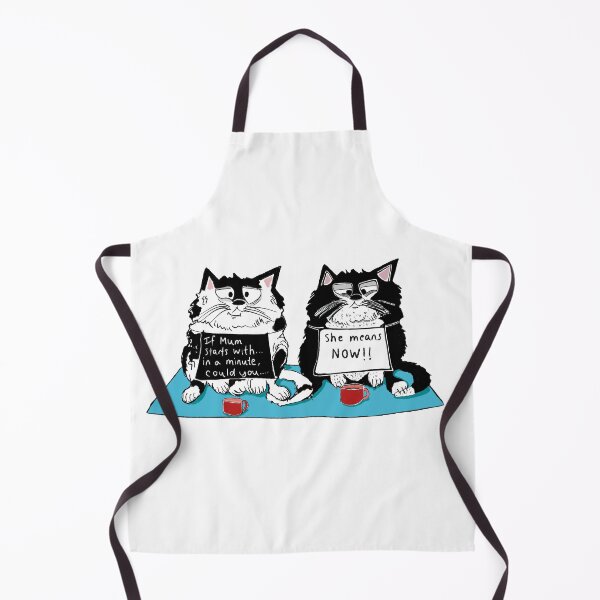 Item preview, Black and white cats say "when mums says..." designed and sold by KPlayerAdhder.
