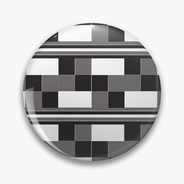 Item preview, Grey Black White Check Stripes Pattern designed and sold by Nisha Prabhu.