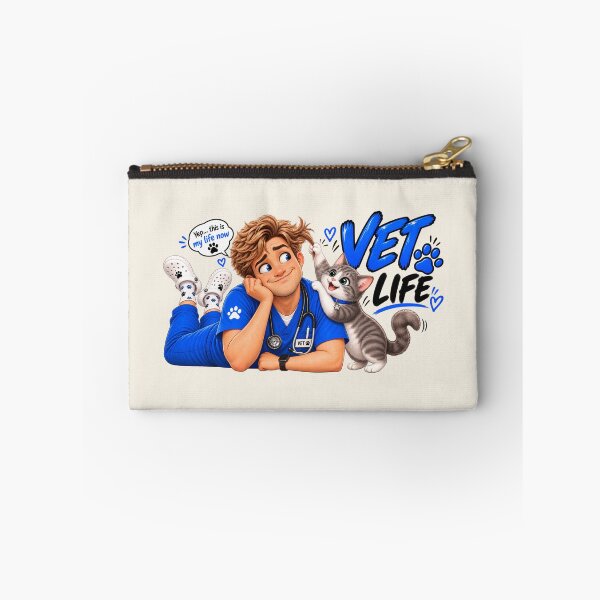 Item preview, Vet Life – Funny Veterinarian & Mischievous Cat designed and sold by HO•Designs.