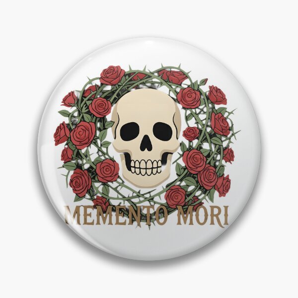 Item preview, Memento mori, skull designed and sold by StoicRockStudio.