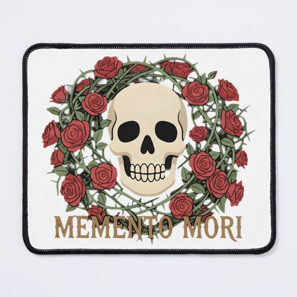Item preview, Memento mori, skull designed and sold by StoicRockStudio.
