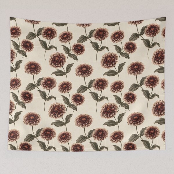 Item preview, Edgy Zinnia Floral  - Retro Flower Floral - Christmas Gifts For Dad designed and sold by RoyalStarsPatts.
