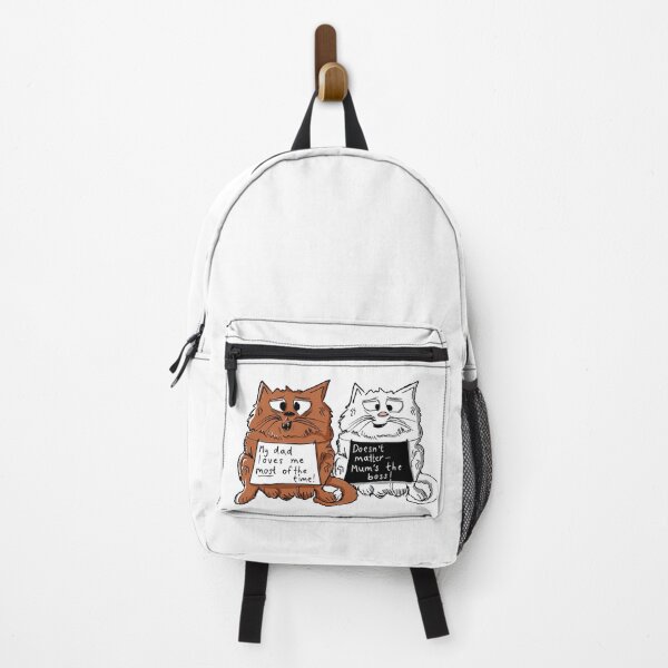 Item preview, Funny ginger cat and white cat comic designed and sold by KPlayerAdhder.
