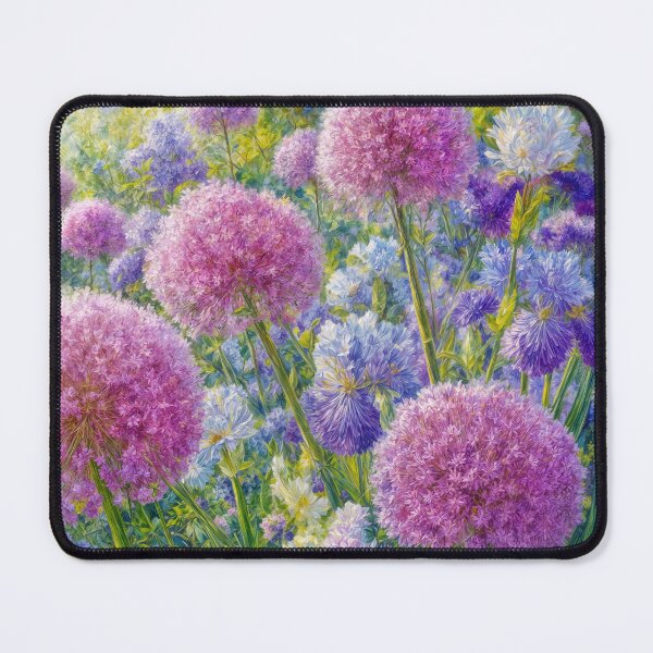 Item preview, Allium and Iris Summer Garden designed and sold by Maria Dryfhout.
