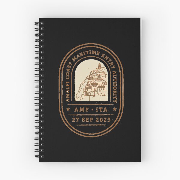 Item preview, Amalfi Coast Mid‑Century Passport Stamp Travel Sticker designed and sold by stickercuffs.