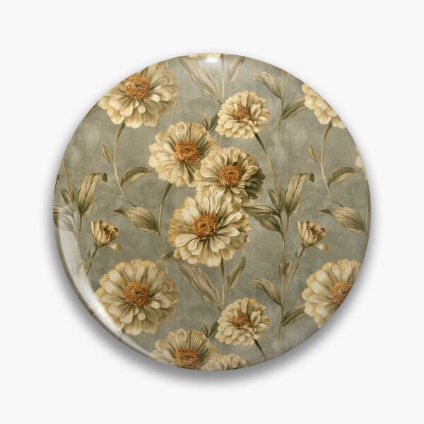 Item preview, Elegant Zinnia Flower  - Birth Flower Pattern - Christmas Gifts For Her designed and sold by RoyalStarsPatts.