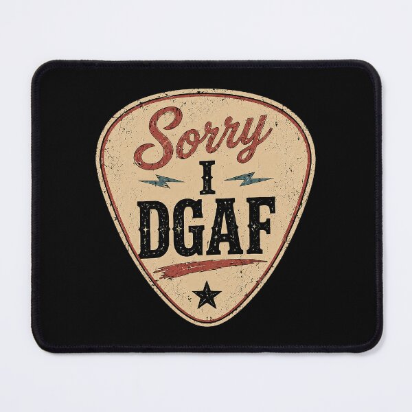 Item preview, Sorry I DGAF Funny Guitar designed and sold by J-Style-Design.