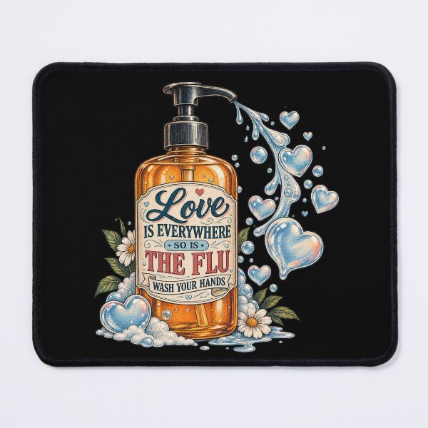 Item preview, Love Is Everywhere So Is The Flu Wash Your Hands – Vintage Soap designed and sold by creativebymateo.
