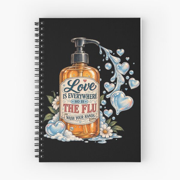 Item preview, Love Is Everywhere So Is The Flu Wash Your Hands – Vintage Soap  designed and sold by creativebymateo.