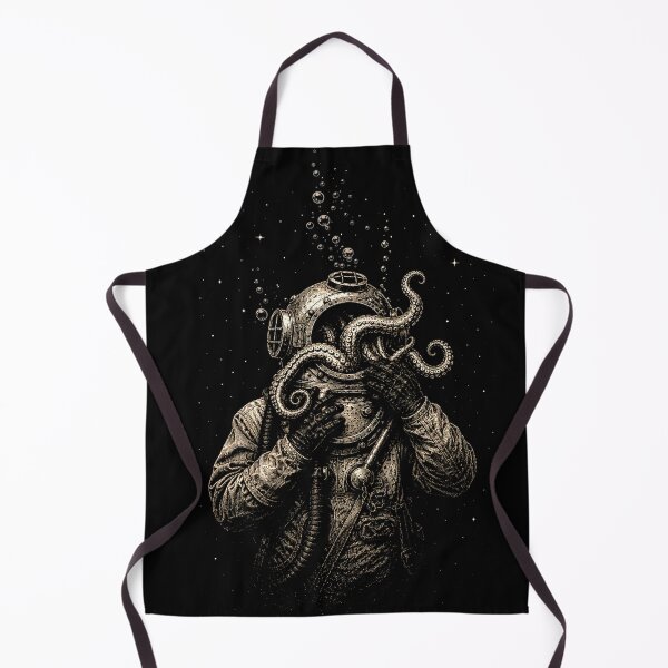 Item preview, Vintage Deep Sea Diver with Octopus Tentacles designed and sold by isaiane-isa.