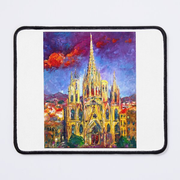 Item preview, Barcelona Cathedral in Vivid Colors designed and sold by Natalia_Shchip.