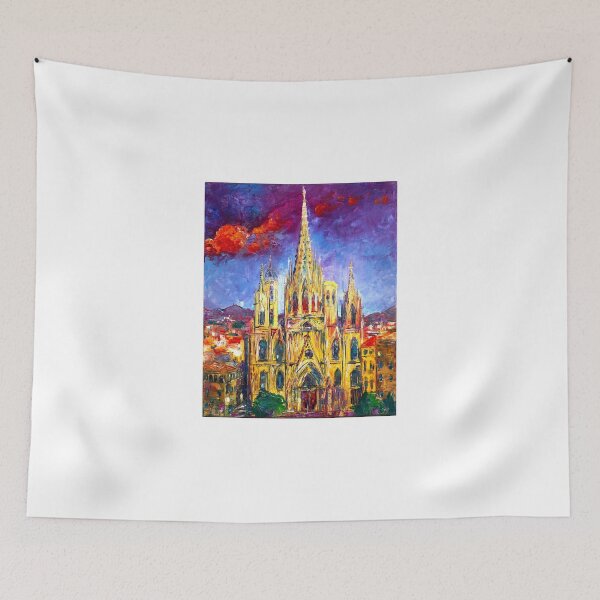 Item preview, Barcelona Cathedral in Vivid Colors designed and sold by Natalia_Shchip.