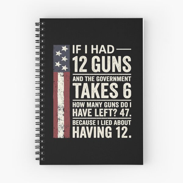 Item preview, If I Had 12 Guns And The Government Takes 6 Funny Gun Rights Humor designed and sold by Mind-Drift.