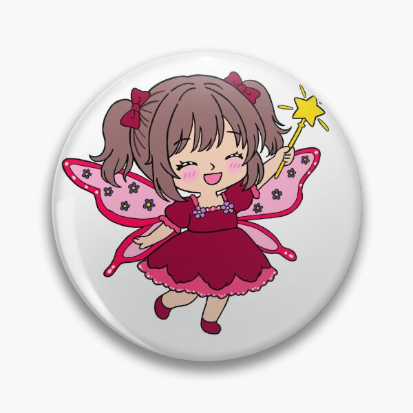 Item preview, Cute Chibi Fairy Girl Leo - Kawaii Magic Wand designed and sold by BunnySoftArt.