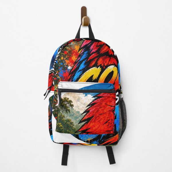 Item preview, Color Outside the Cage – Red Macaw designed and sold by SidneiSampaioStudio.