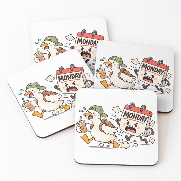 Item preview, Running Away From Monday Funny Goose designed and sold by LinaDesign Store.