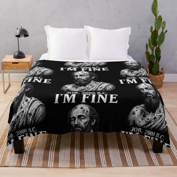 Item preview, I'm Fine Job 2000 BC Biblical Dark Humor designed and sold by RDGNR.