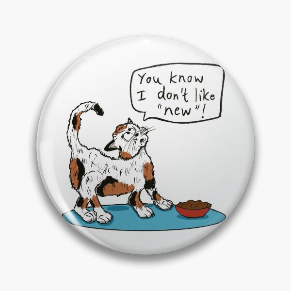 Item preview,  Calico cat turning her nose up at new food. designed and sold by KPlayerAdhder.