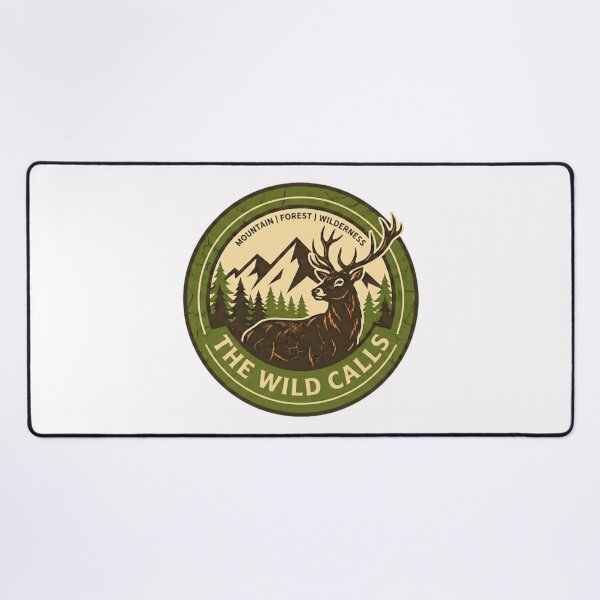 Item preview, Mountain Forest Wilderness Badge Hiking Adventure Emblem designed and sold by GabeMountainArt.