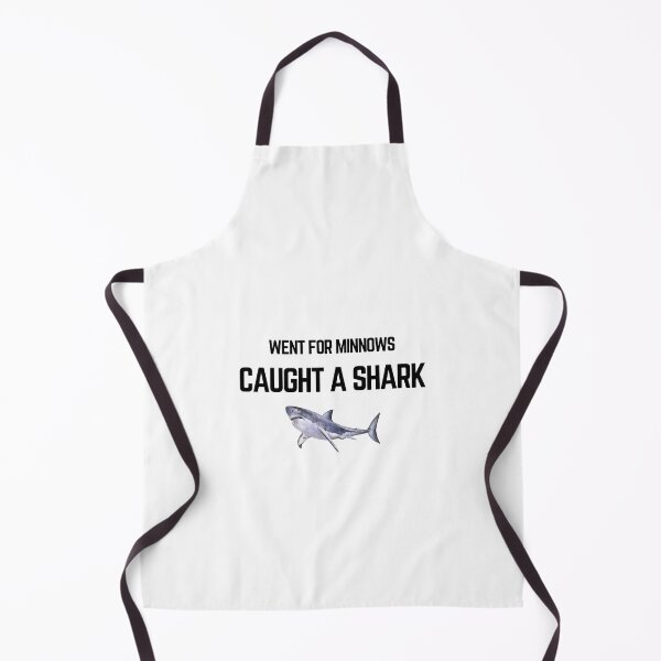Item preview, Went For Minnows Caught A Shark Funny Ocean Quote designed and sold by LensDyn™.