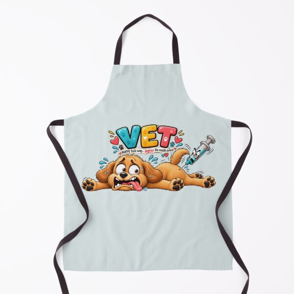 Item preview, Vet Visit Panic – Funny Scared Dog Veterinary Humor designed and sold by HO•Designs.
